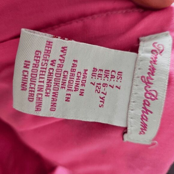 Tommy Bahama Lined Floral Colorful Dress Girls Pink Size 7 - Picture 3 of 3